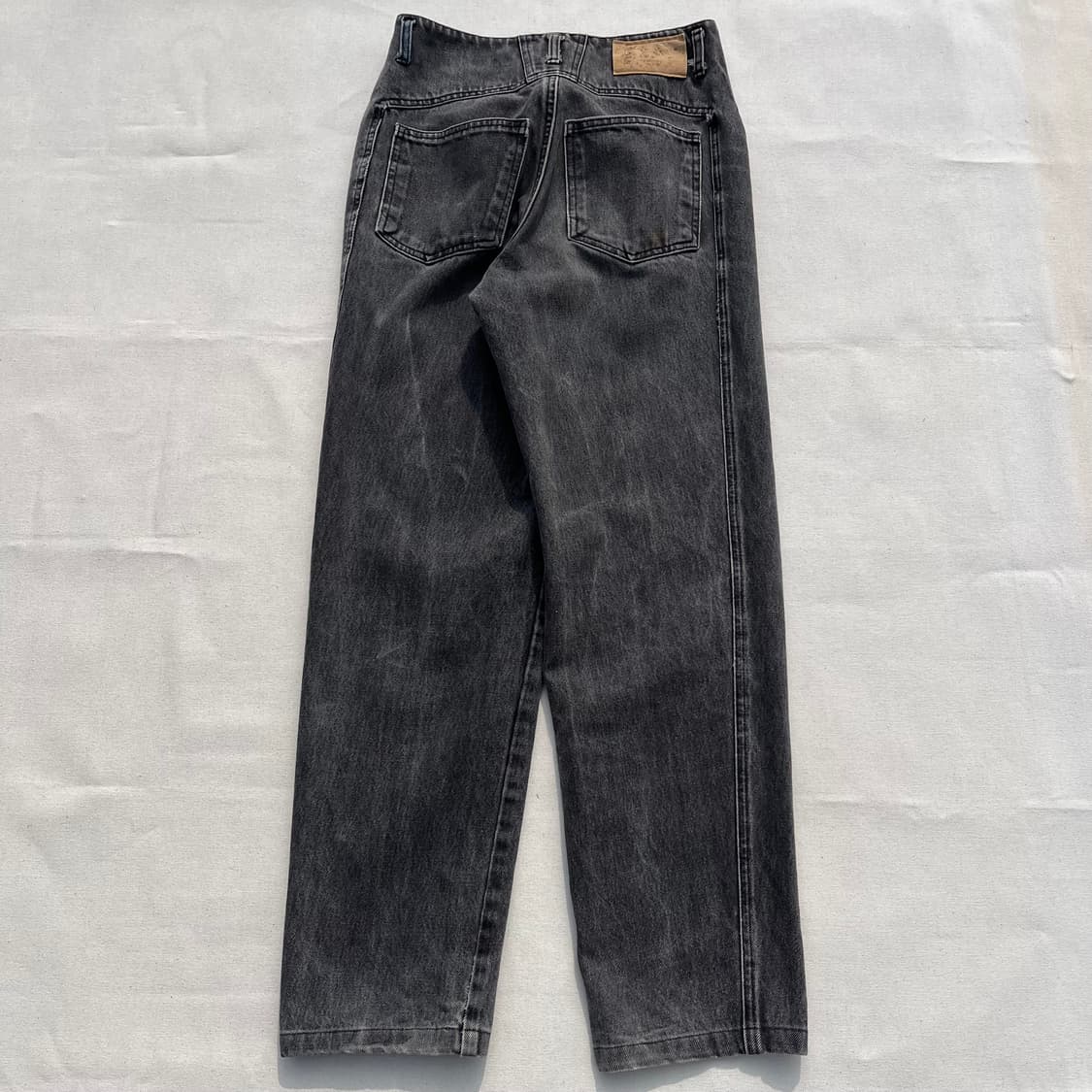 00s 마리떼프랑소와저버 블랙 워시드 데님 팬츠 상품이미지6