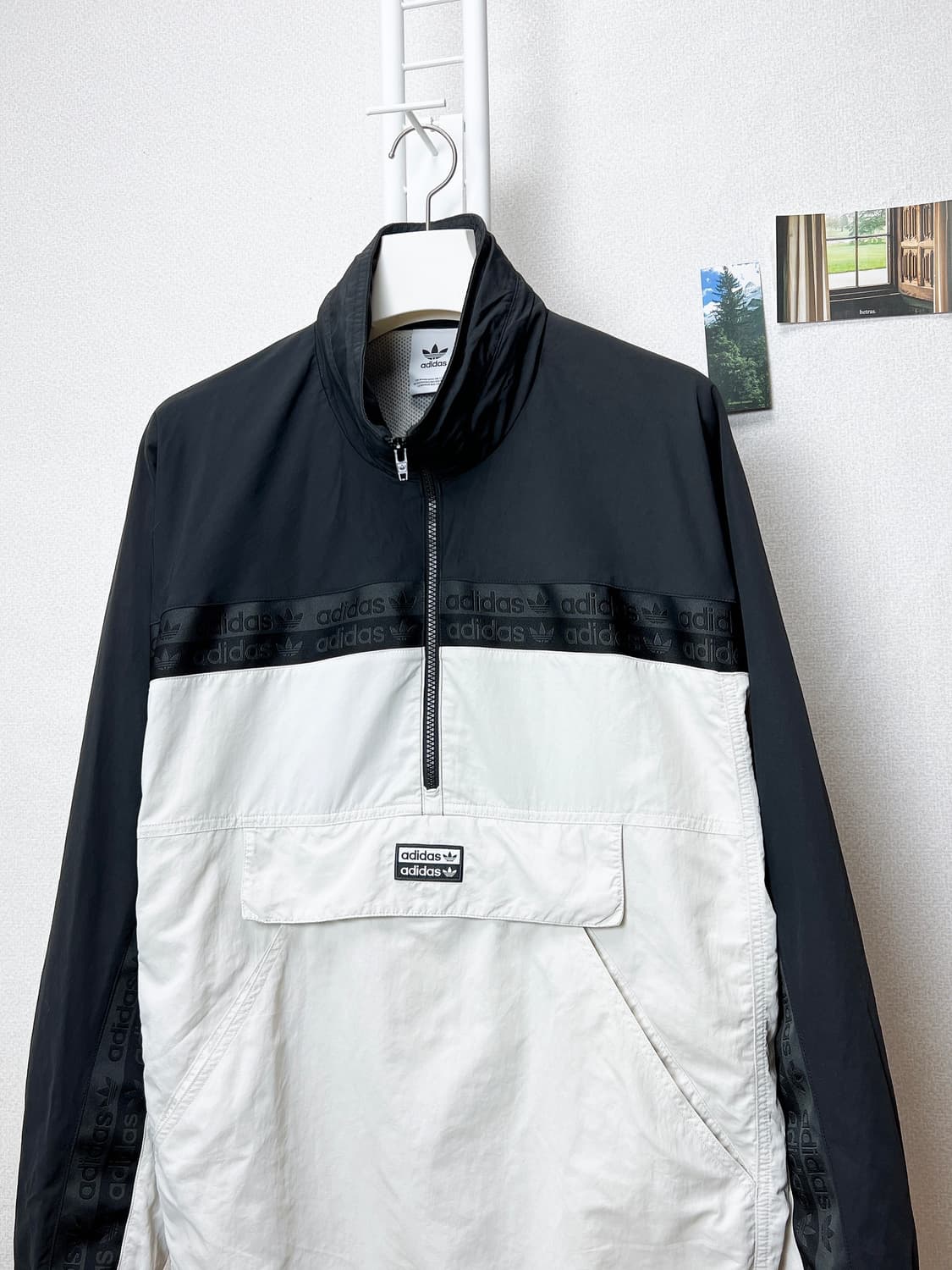 아디다스 오버핏 아노락 바람막이 L  상품이미지2