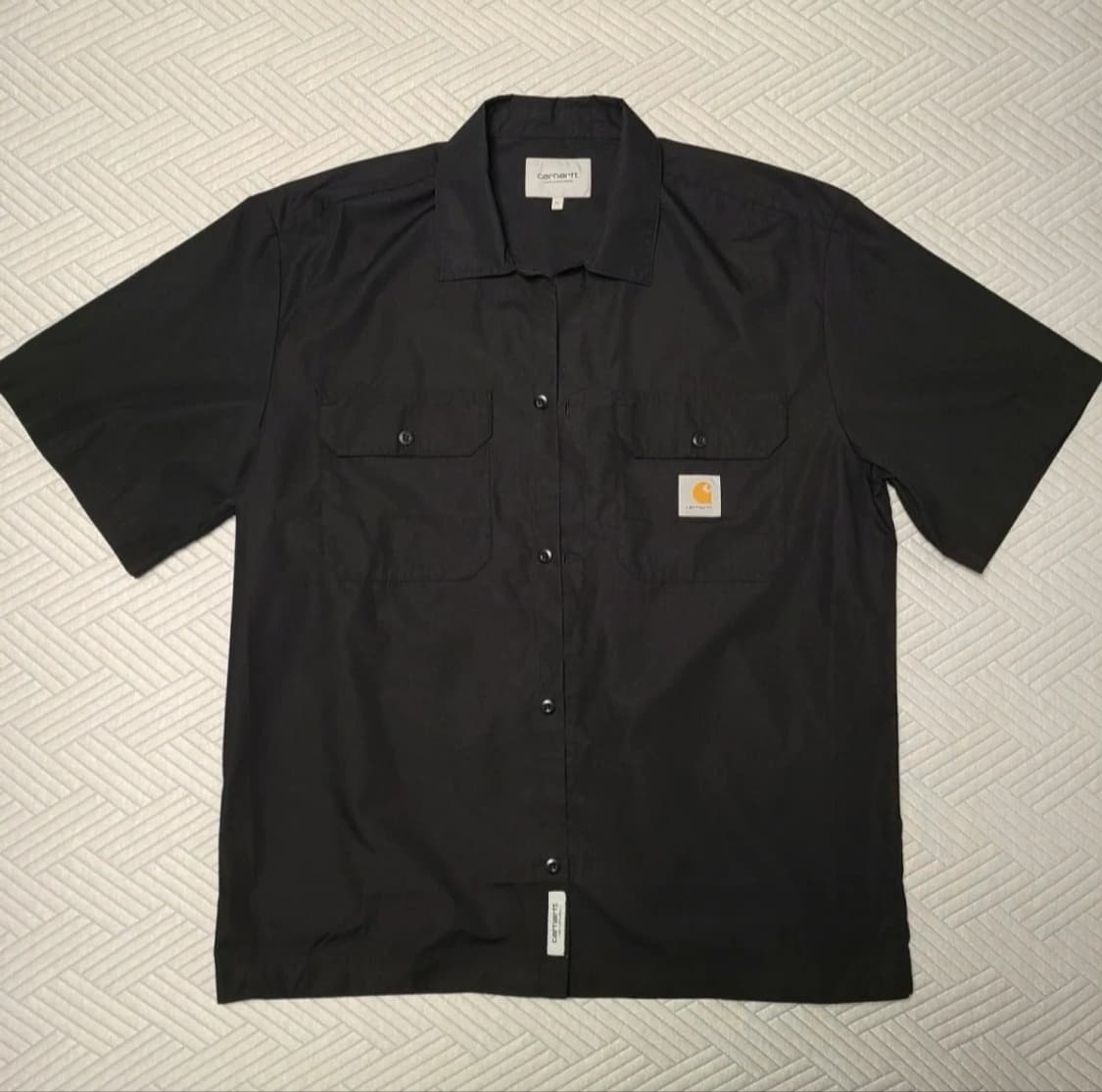 칼하트WIP 크래프트 반팔 셔츠 블랙 XL 사이즈 상품이미지1