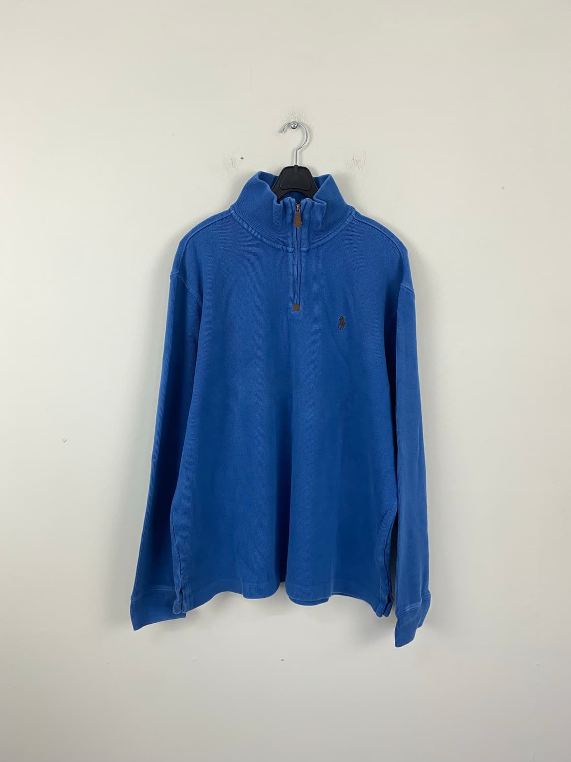 폴로 랄프로렌 블루 하프집업 니트 스웨터 L 상품이미지1
