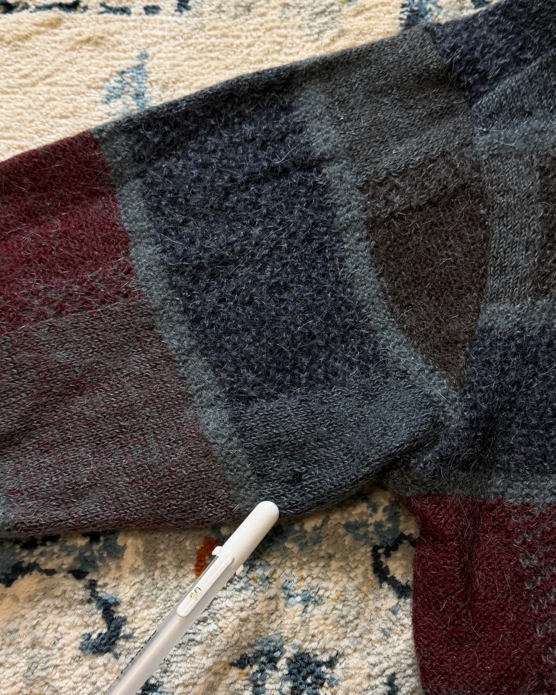 90s Wool V-Neck Knit Sweater 상품이미지6