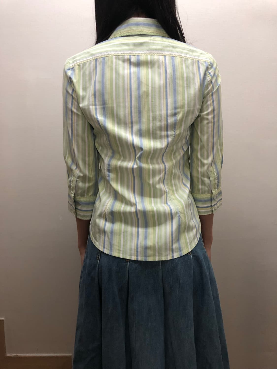 빈티지 갭 그린 체크 셔츠 상품이미지10