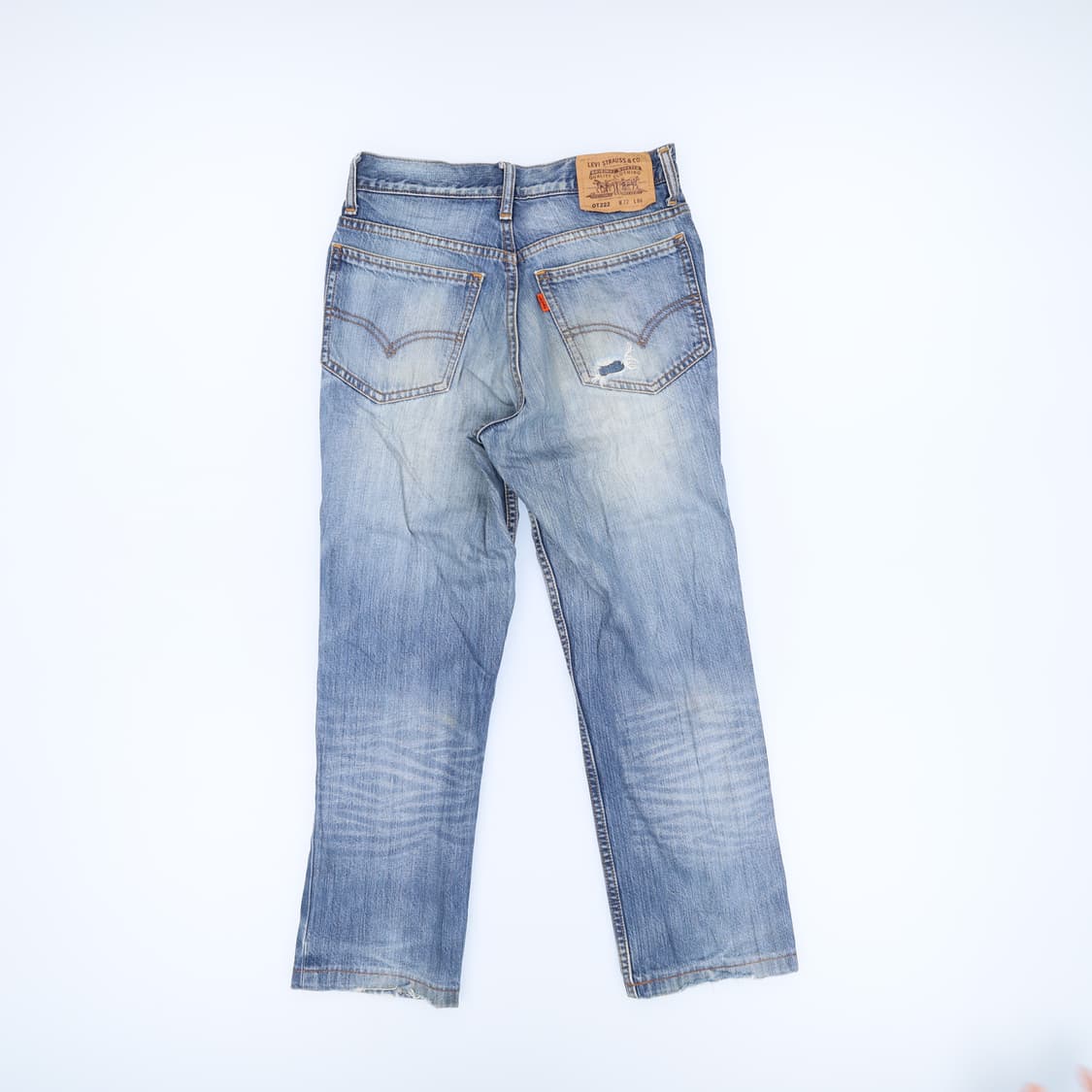 [W72 L86] 리바이스 OT222 워싱 데님팬츠 1208H2 상품이미지2