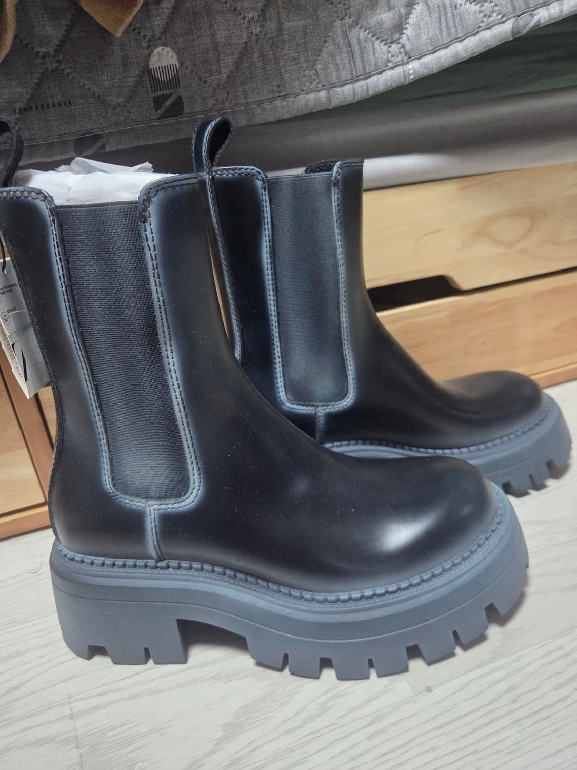 자라 ZARA 보테가st 청키 워커 상품이미지3