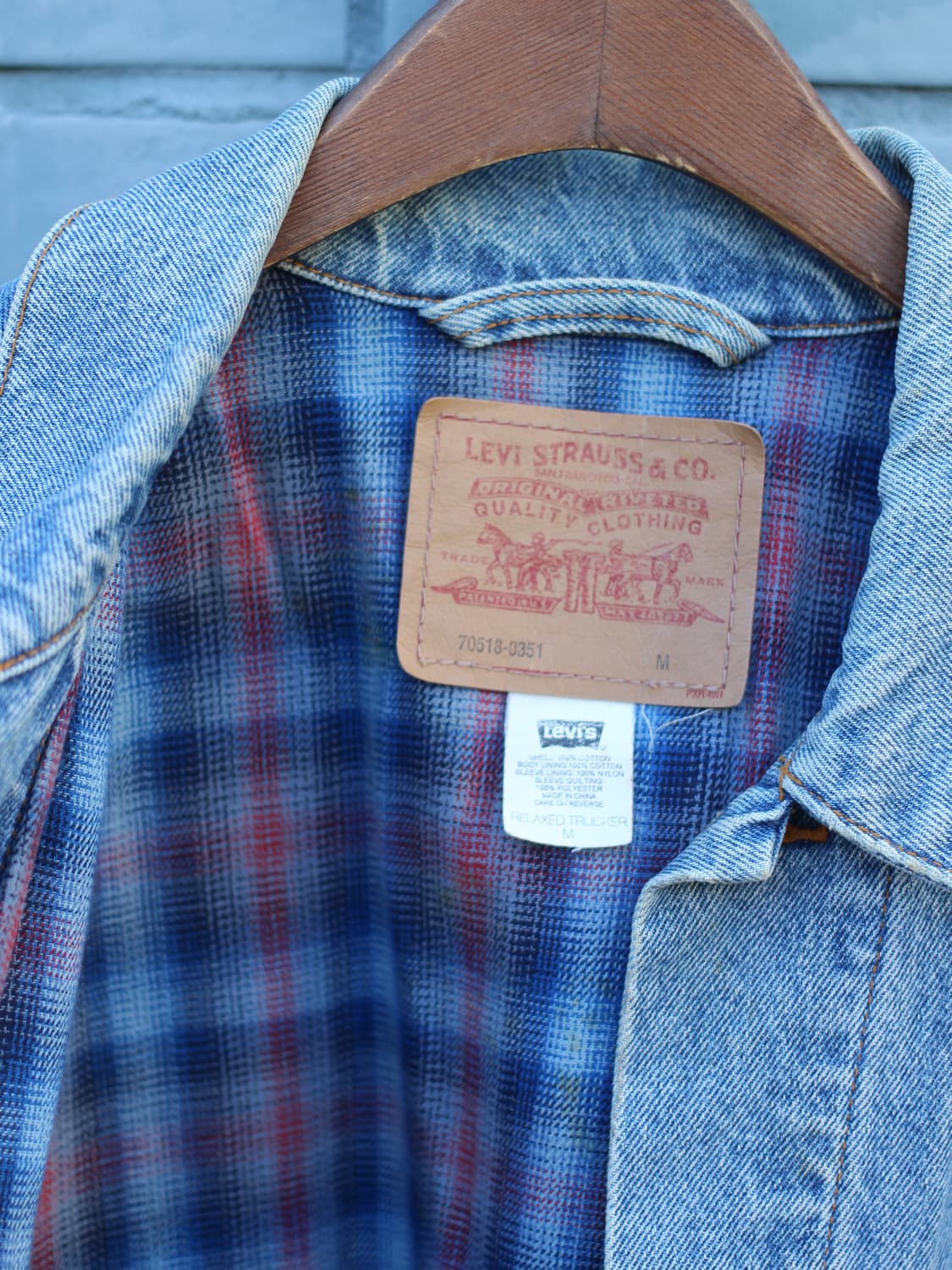 00s 리바이스 블랭킷 트러커자켓 상품이미지2