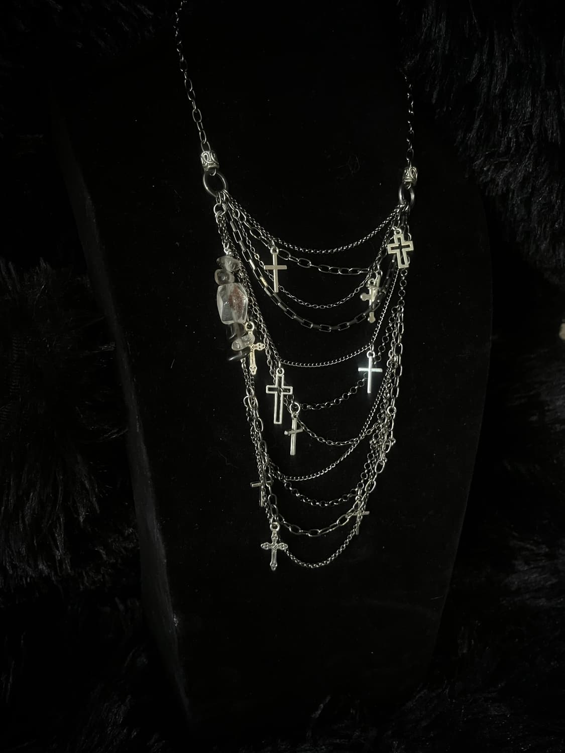 Layering cross custom necklace  상품이미지2