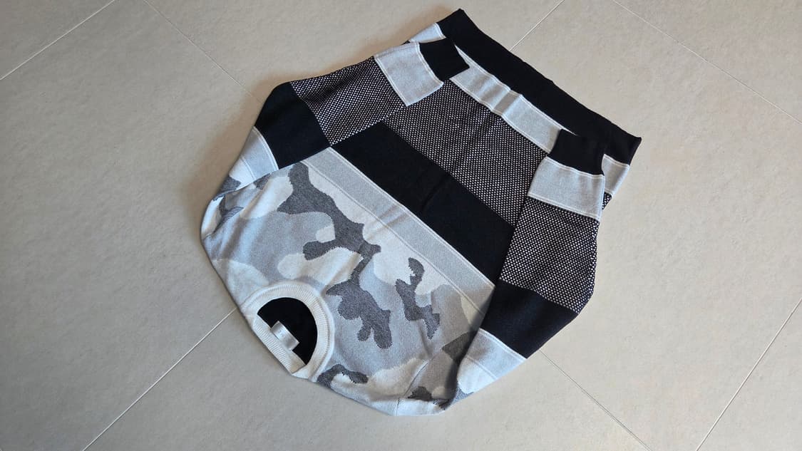 타임 옴므 카모플라쥬 입체 스웨터 니트 상품이미지9