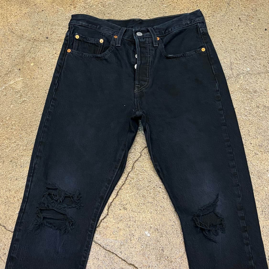 00s 미국 빈티지 리바이스 501 블랙진 청바지 상품이미지2
