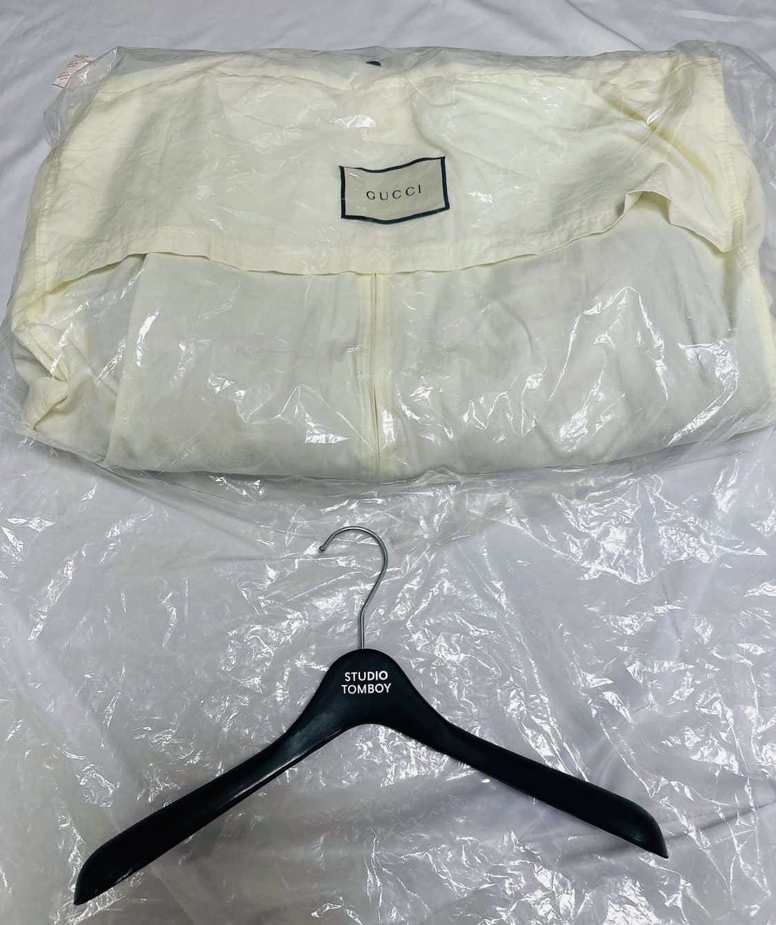 톰보이 카키 오버핏 트렌치코트+구찌더스트백(택있음) 상품이미지2