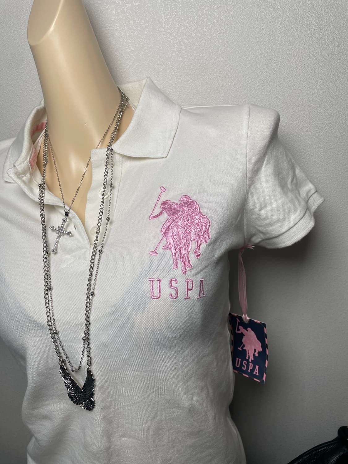 US polo assn 핑크 카라티 상품이미지4