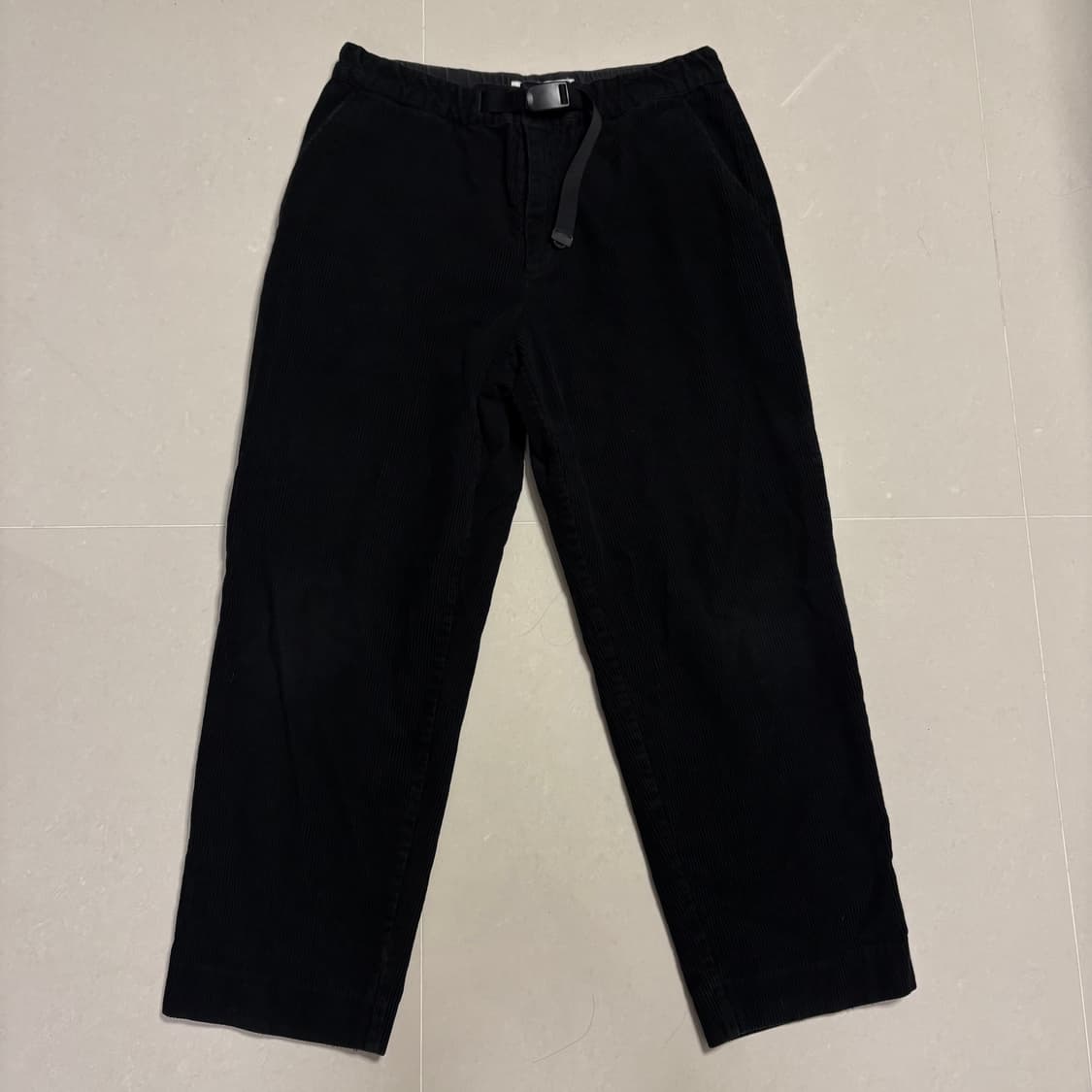 정품 비슬로우 블랙 코듀로이 셋업 카라리스 자켓 벨티드 팬츠 세트 상품이미지6