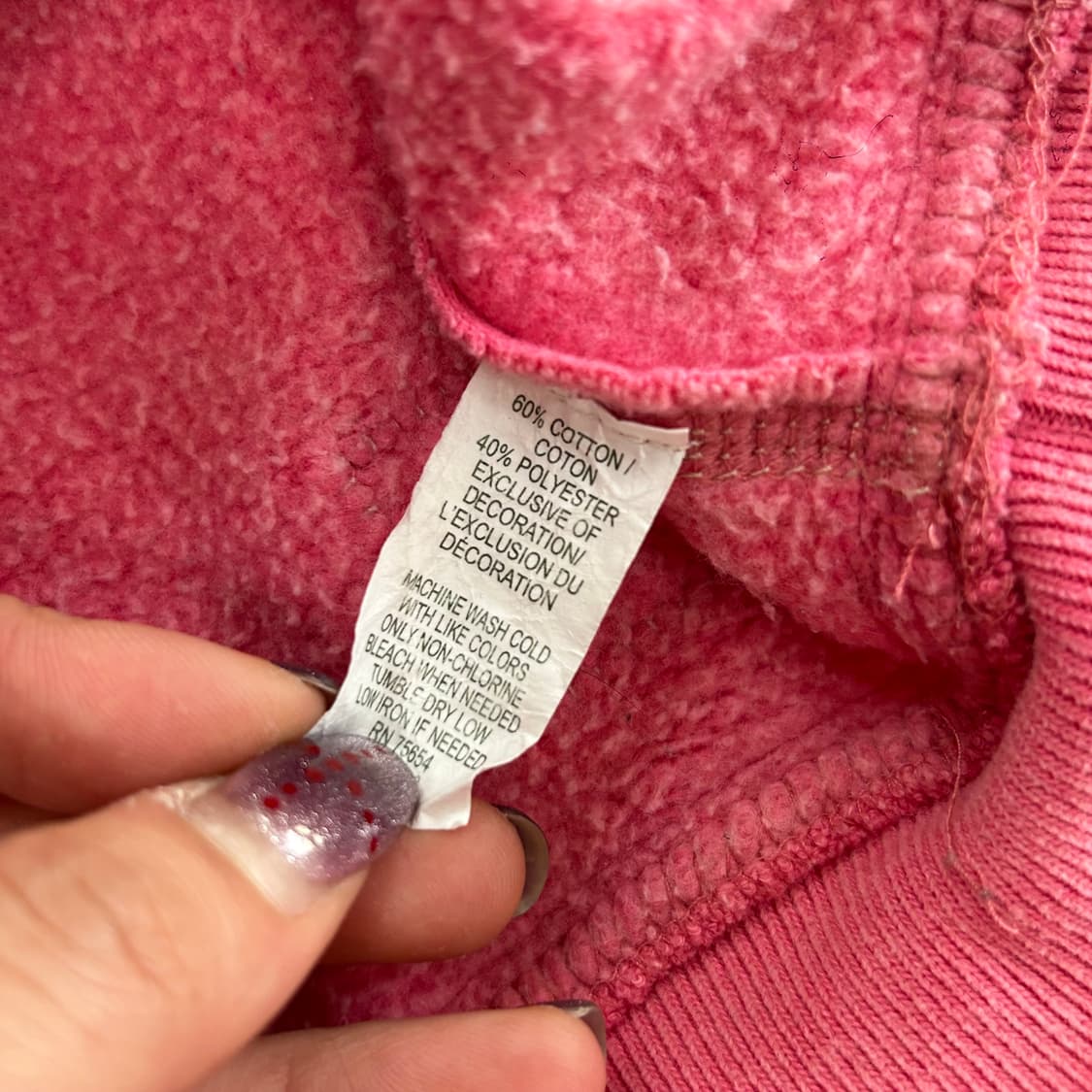 Abercrombie 아베크롬비 스펠아웃 로고 핑크 후드티 상품이미지7