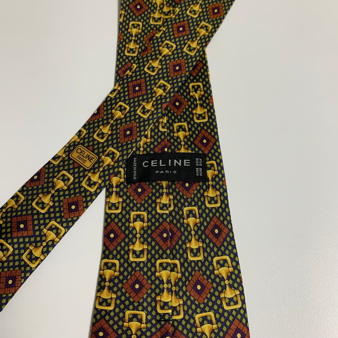 셀린느(CELINE) 기하학적패턴 명품넥타이 결혼식패션 넥타이 A등급 상품이미지5