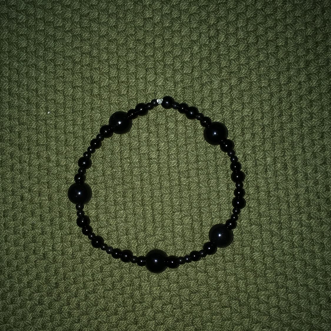블랙 볼 비즈팔찌 상품이미지2