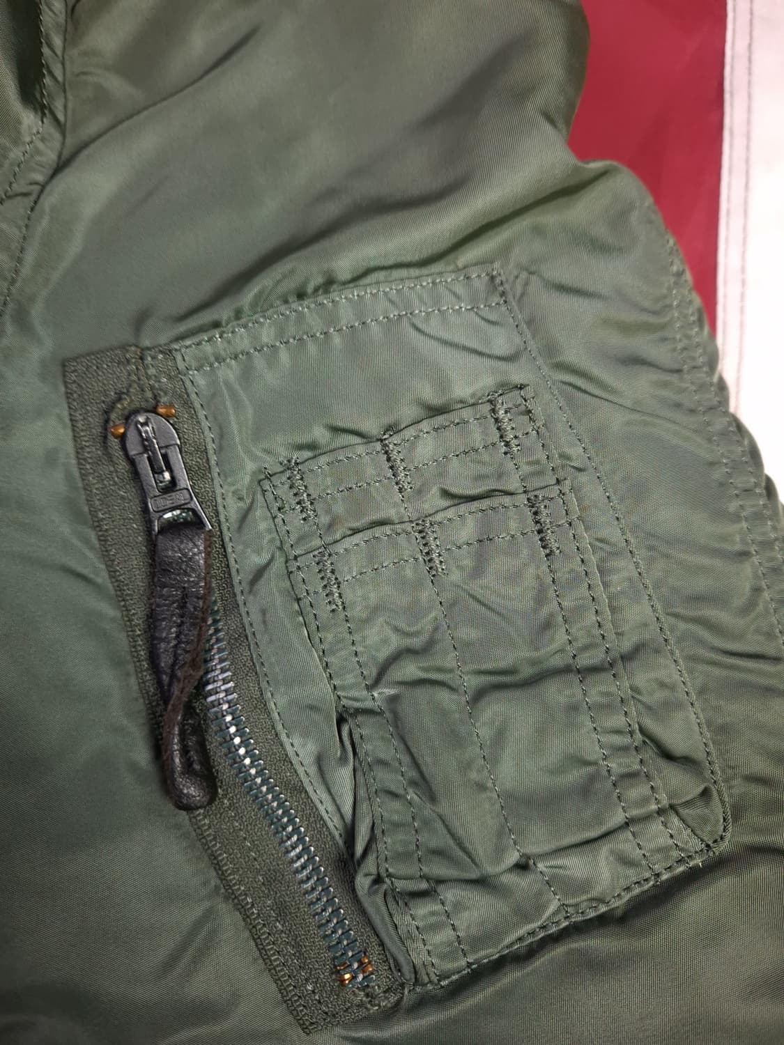 오리지날 90's 미공군 지급용 알파사 N-2B 항공자켓 상품이미지4