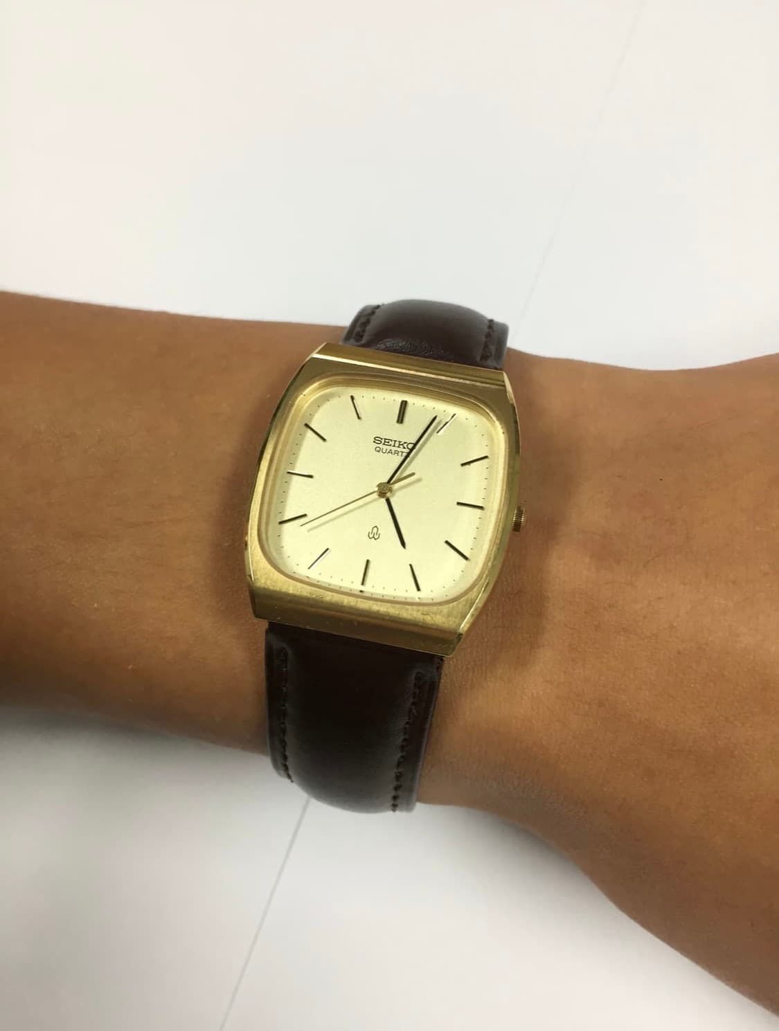 80s 세이코 샤리오 쿼츠 골드 상품이미지7