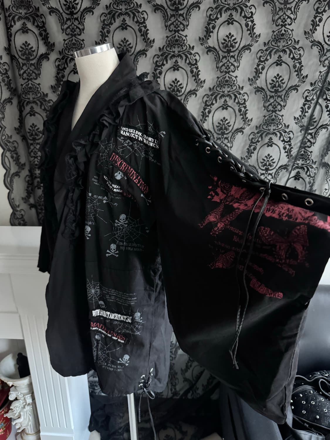 매드펑크 코르셋 로브 자켓 상품이미지2