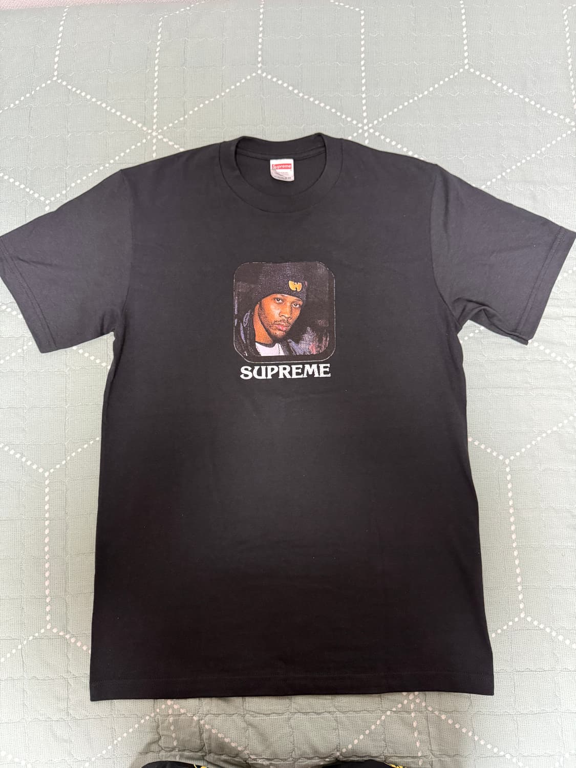 슈프림 x 우탱 클랜 RZA 티셔츠 블랙 상품이미지2