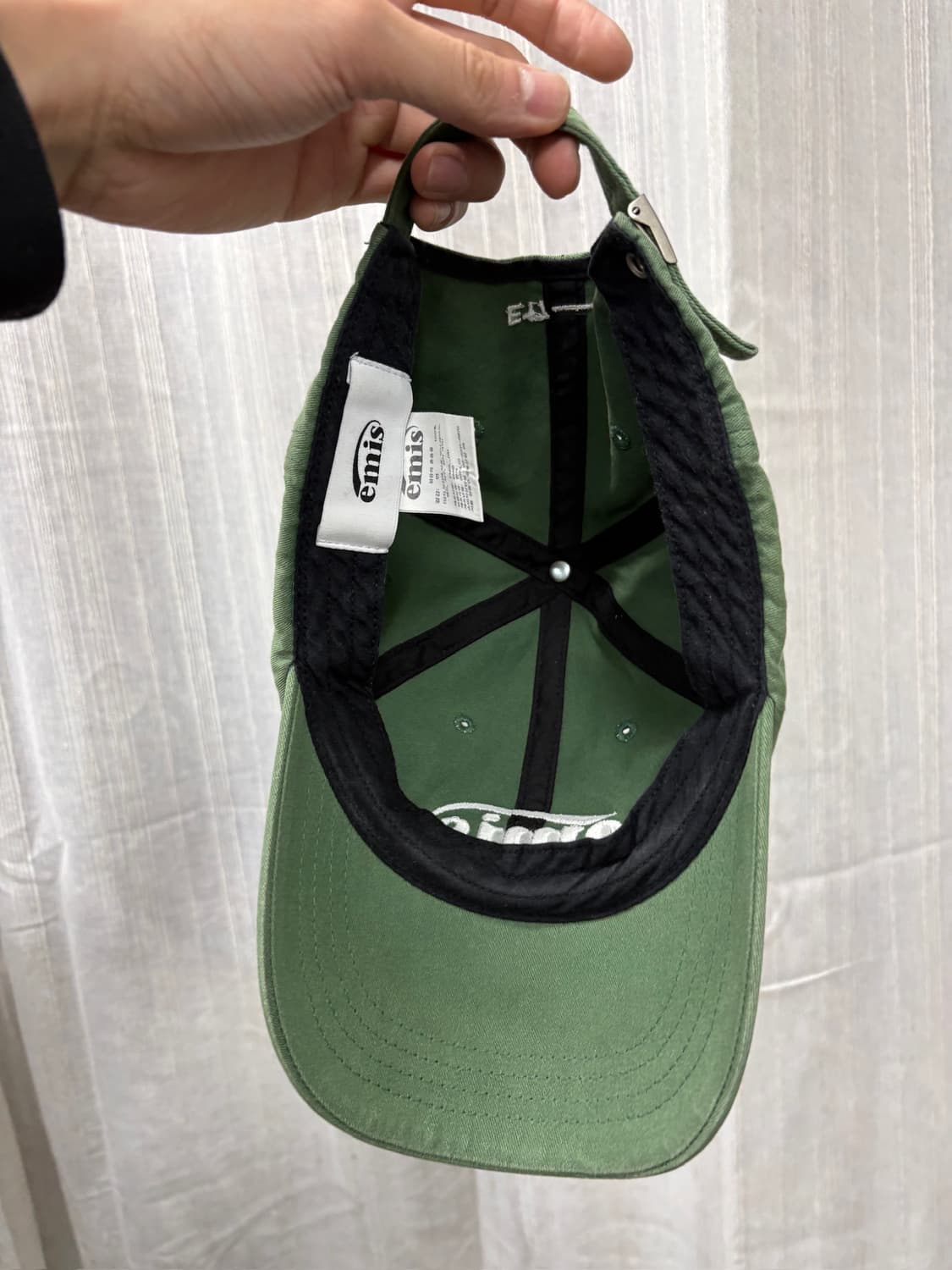 Emis 이미스 뉴로고 캡 그린 모자 상품이미지3