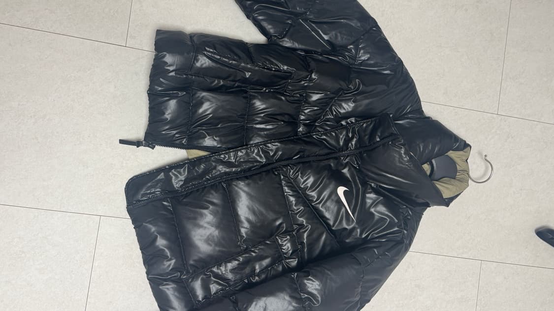 나이키 여성 써마 핏 루즈 숏패딩 M 상품이미지5