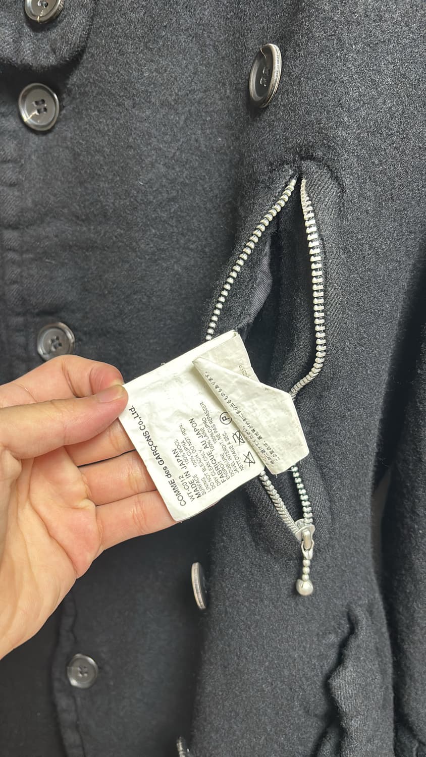 준야와타나베 07aw 축융 볼체인 코트 상품이미지5