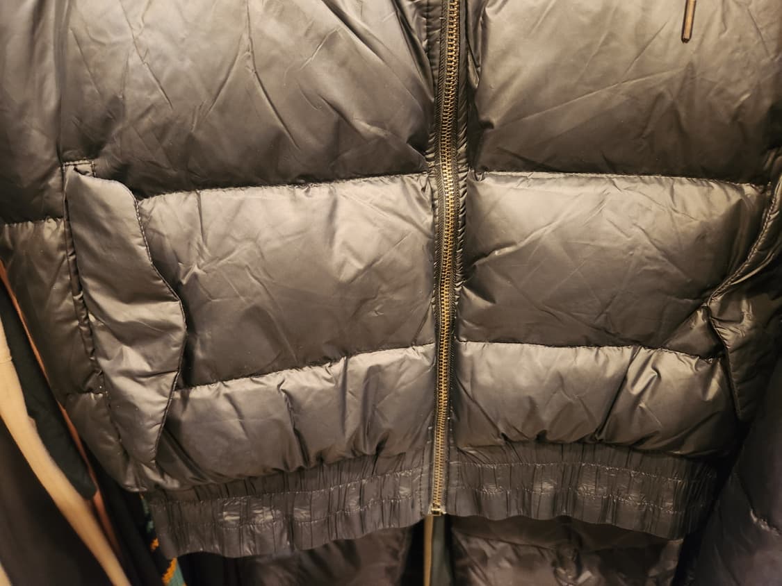 디젤 블랙 골드 패딩 상품이미지4