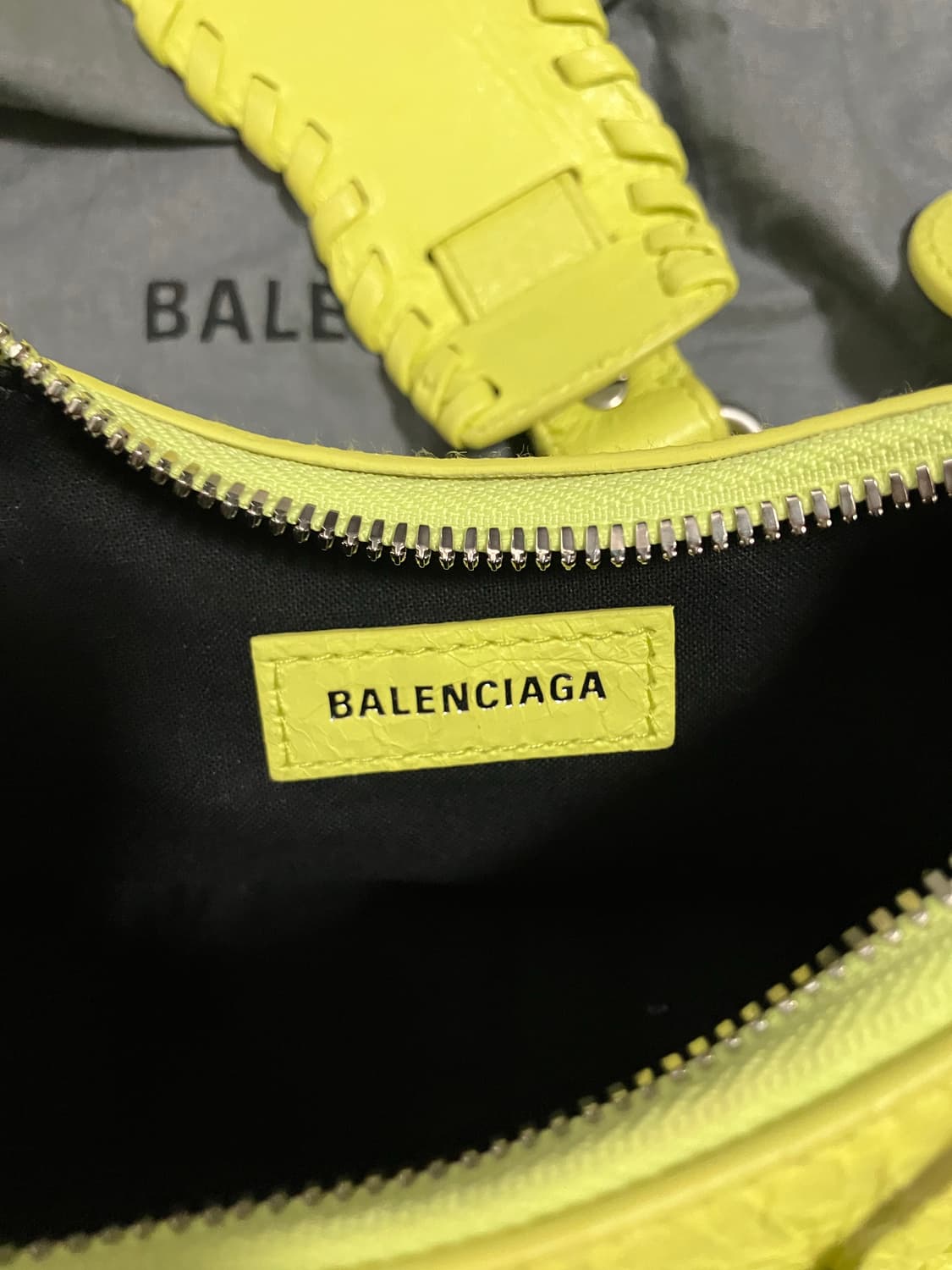 [XS] 발렌시아가 르카골 숄더백 라임 상품이미지7
