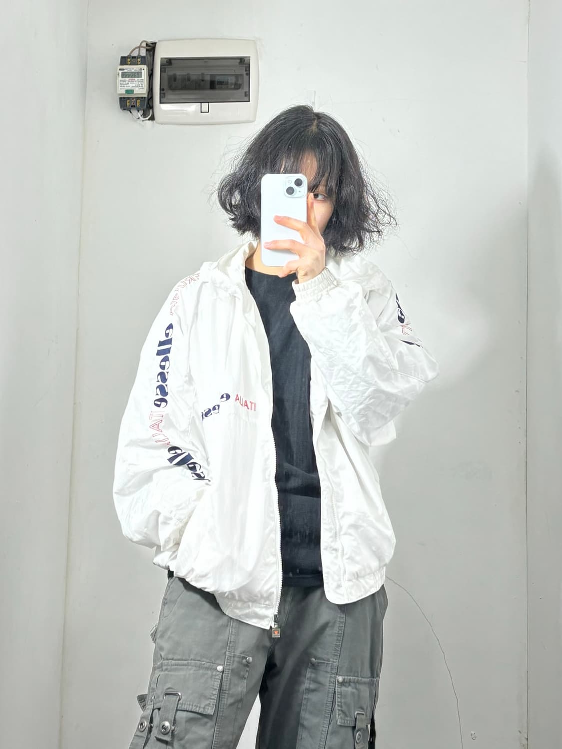 엘레쎄 화이트 바람막이  상품이미지1