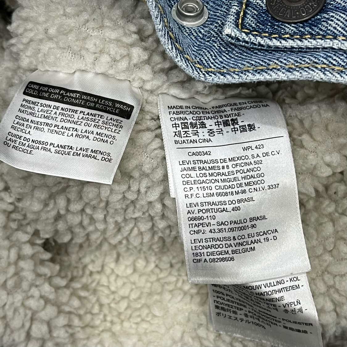 리바이스 셰르파 데님자켓 s08766 상품이미지8