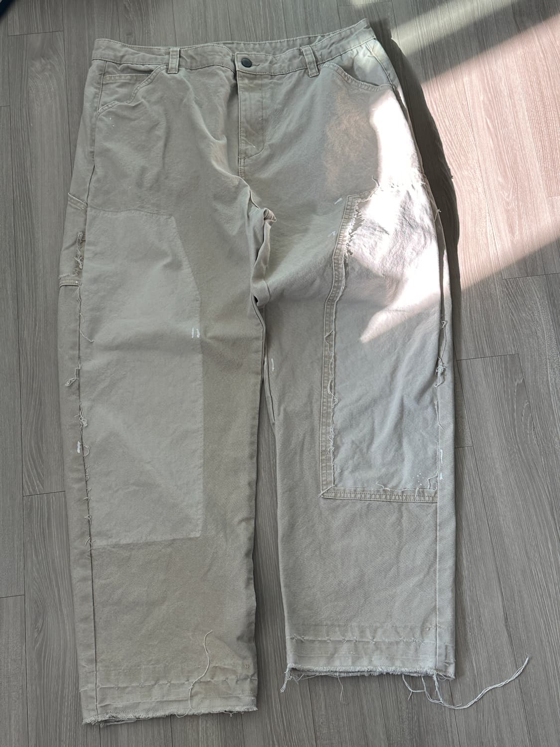 36 자라 더블니 카펜터 페인트 팬츠 상품이미지1