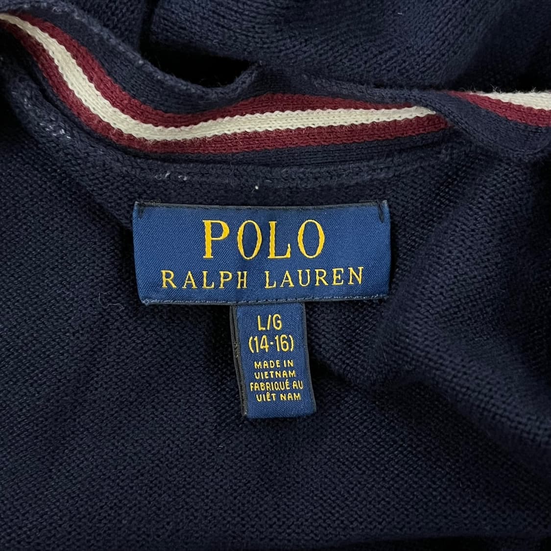 [정품/L] 폴로 랄프로렌 네이비 가디건 b10 상품이미지5