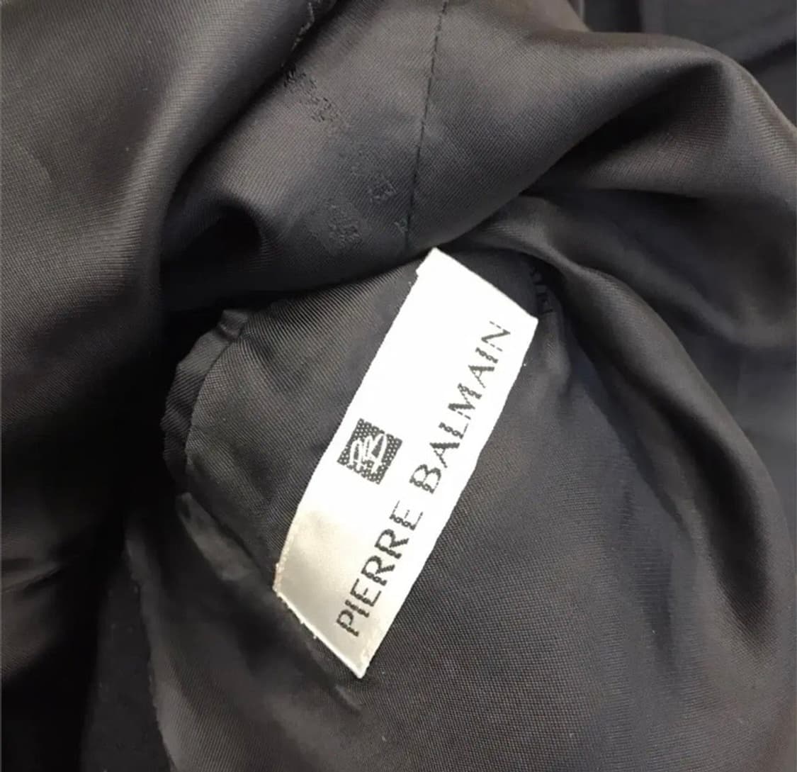 피에르발망 울 캐시미어 네이비 발마칸코트 105 상품이미지4