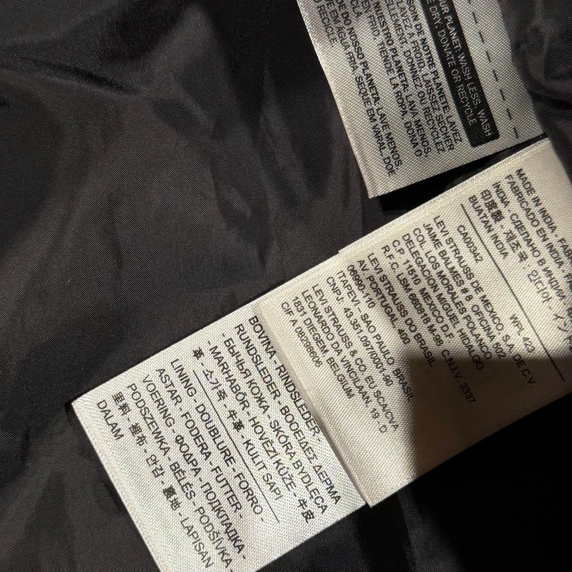 리바이스 카우레더 울 트러커 바시티 자켓 s 95 상품이미지4