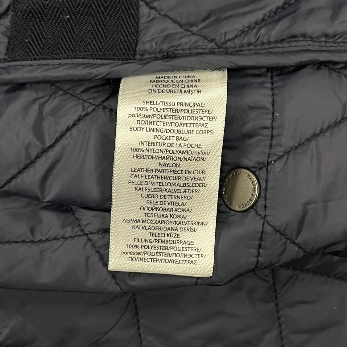 [정품/M] 폴로 랄프로렌 퀼팅 조끼 네이비 b14 상품이미지5