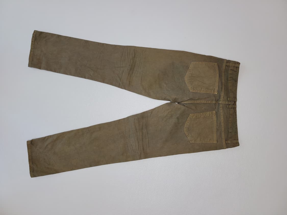 홀하우스 WHOLE HAUSE 남자 오일워싱 청바지 33 카키브라운 상품이미지8