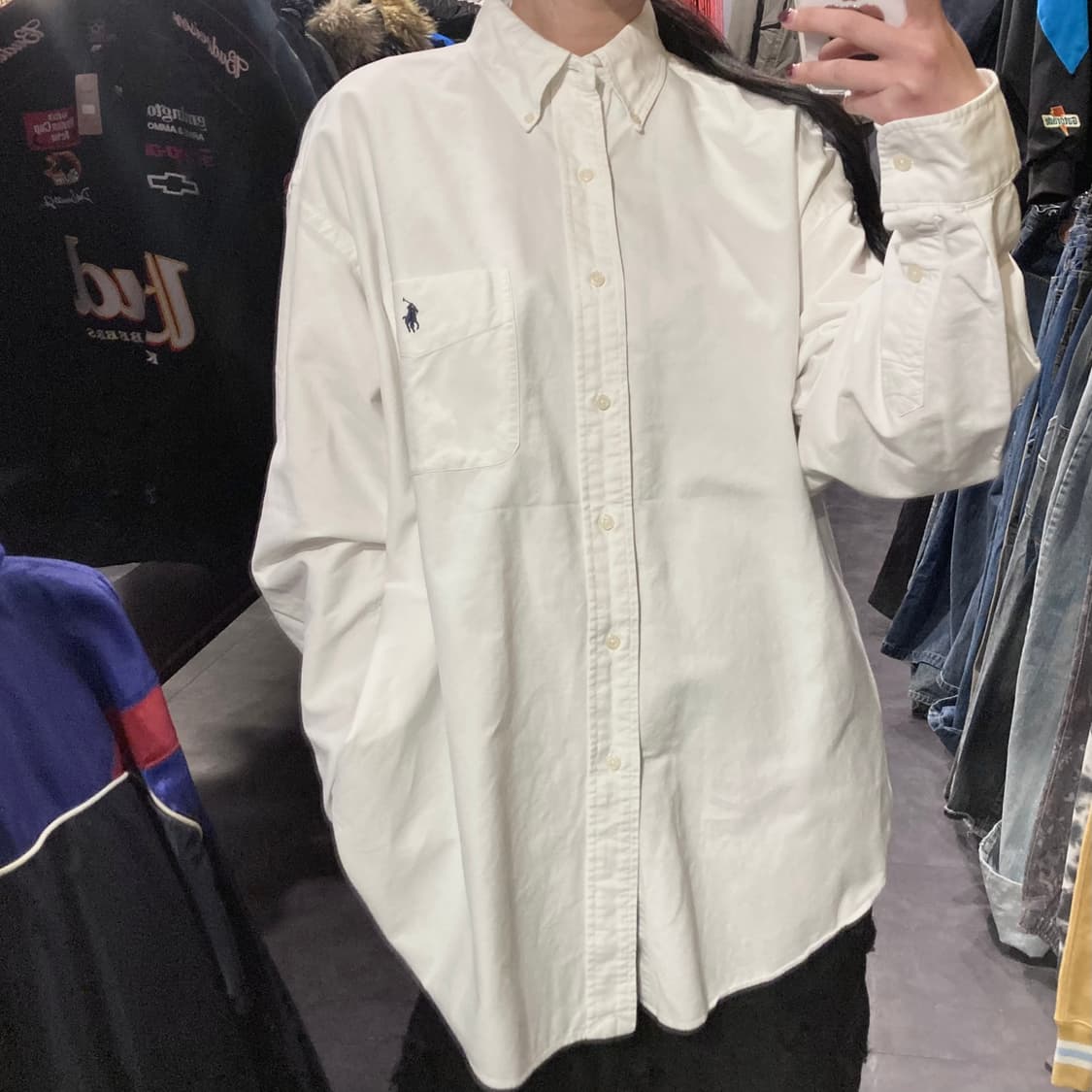 [IM]폴로 랄프로렌 시그니처 포니 화이트셔츠 상품이미지5