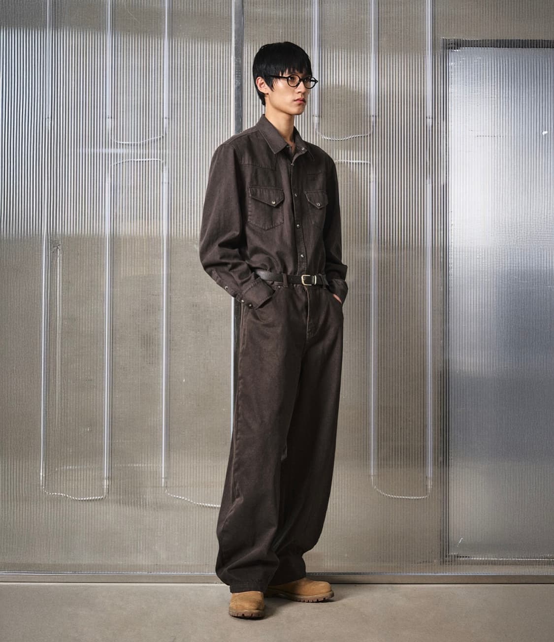 엘무드 웨스턴 데님 셋업 48, 46 상품이미지2