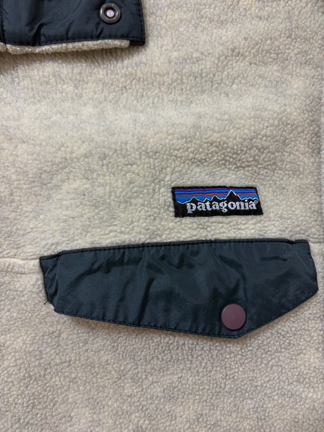 90s 파타고니아 신칠라 스냅 T 오트밀 L 상품이미지4