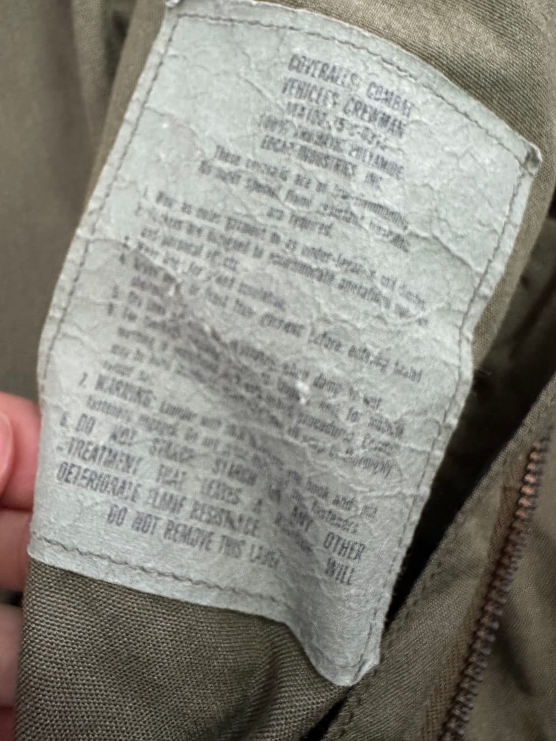 희귀!! US ARMY 밀리터리 미군 점프수트 커버올 상품이미지7