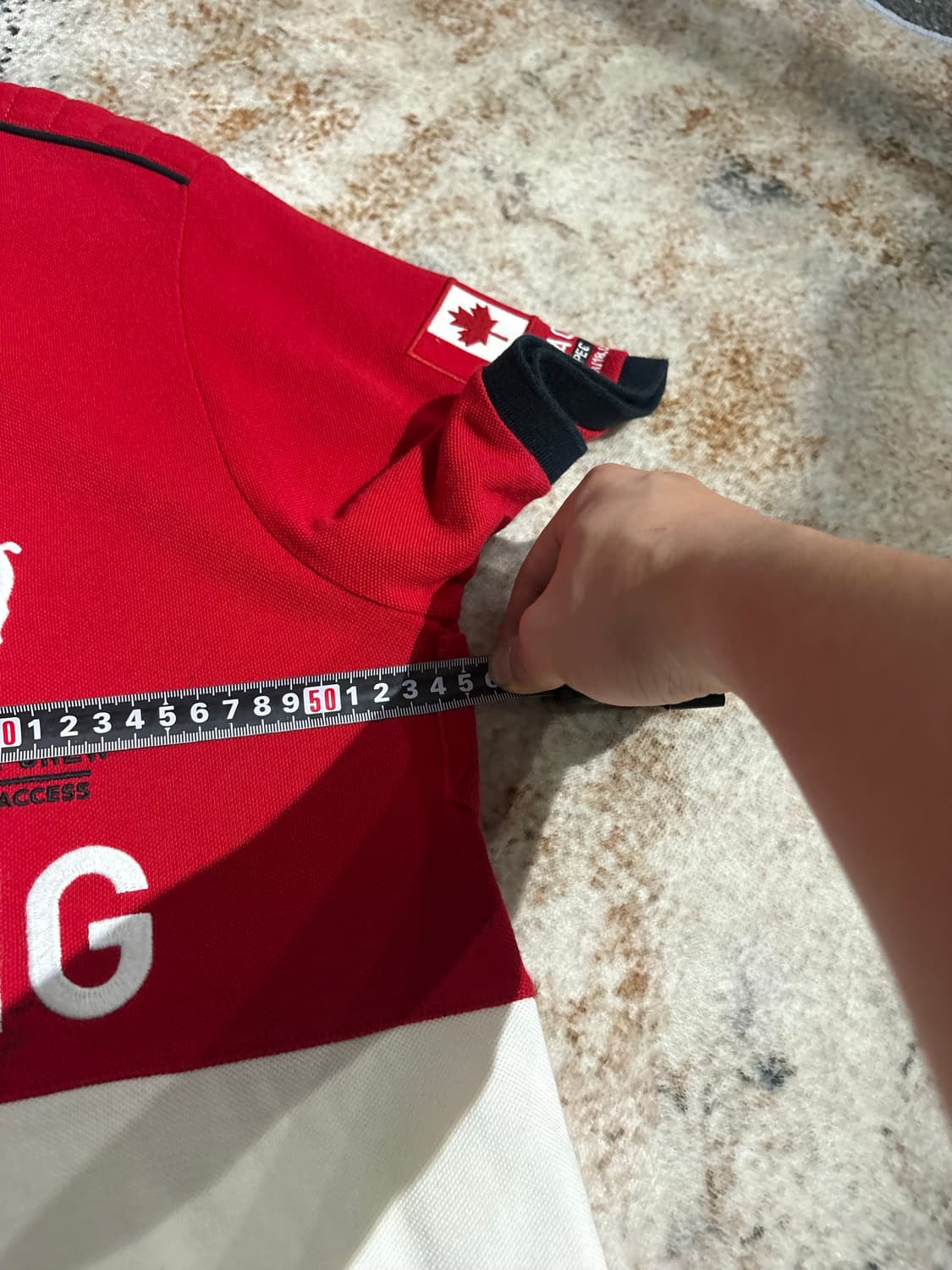 폴로 랄프로렌 빅포니 레이싱 캐나다팀 카라 반팔티셔츠 상품이미지9