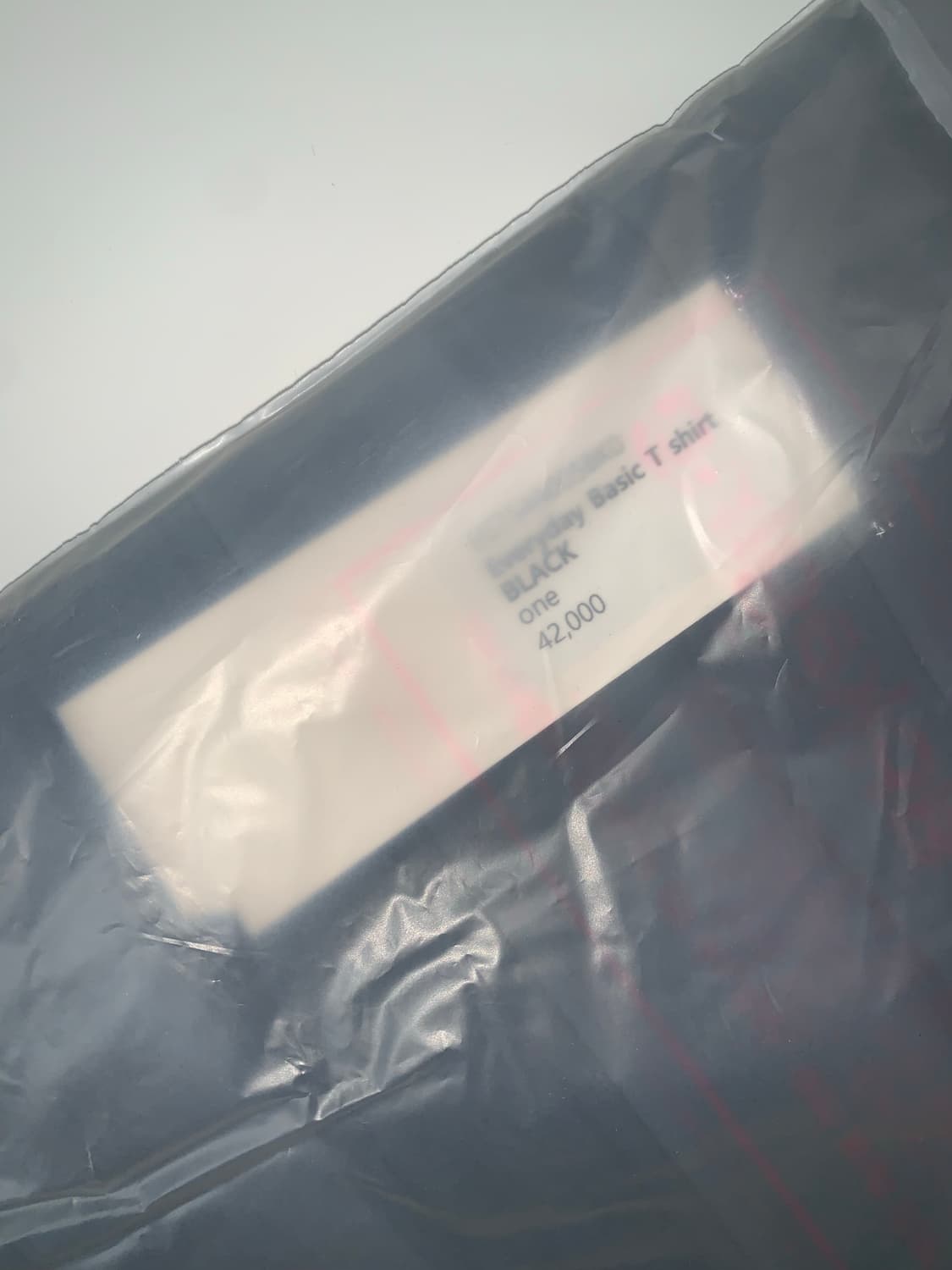 Everyday basic t-shirt / BLACK 상품이미지7