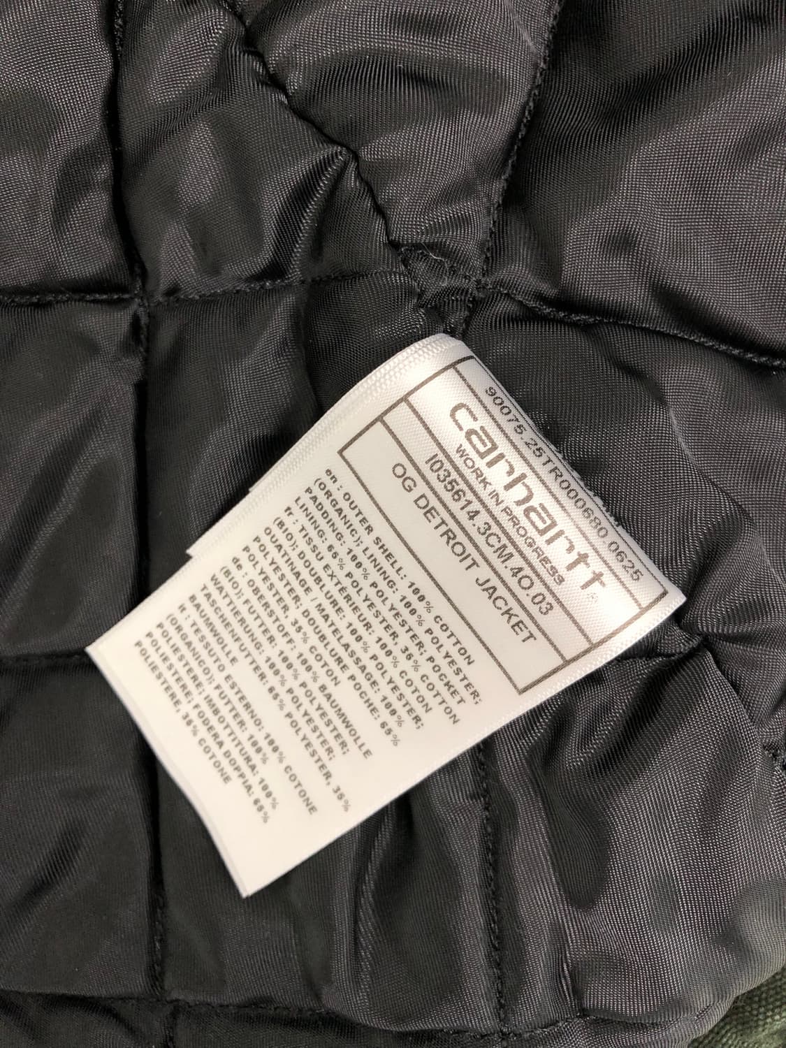 칼하트 디트로이트 og s 올리브 판매 (글 내용 필독) 상품이미지8