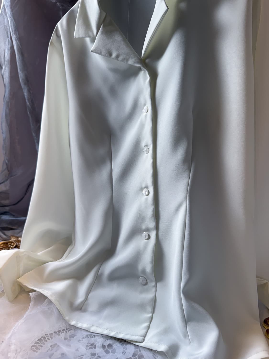  Pin-Tuck Collar Blouse 0133 상품이미지1