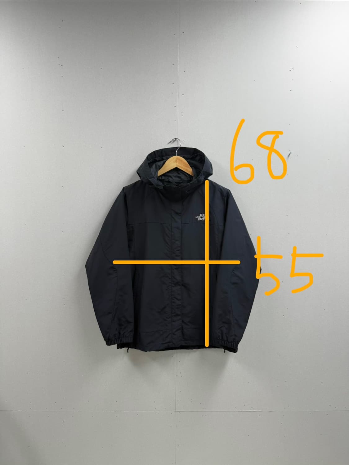 여성 95 xl / 노스페이스 바람막이 블랙 상품이미지2