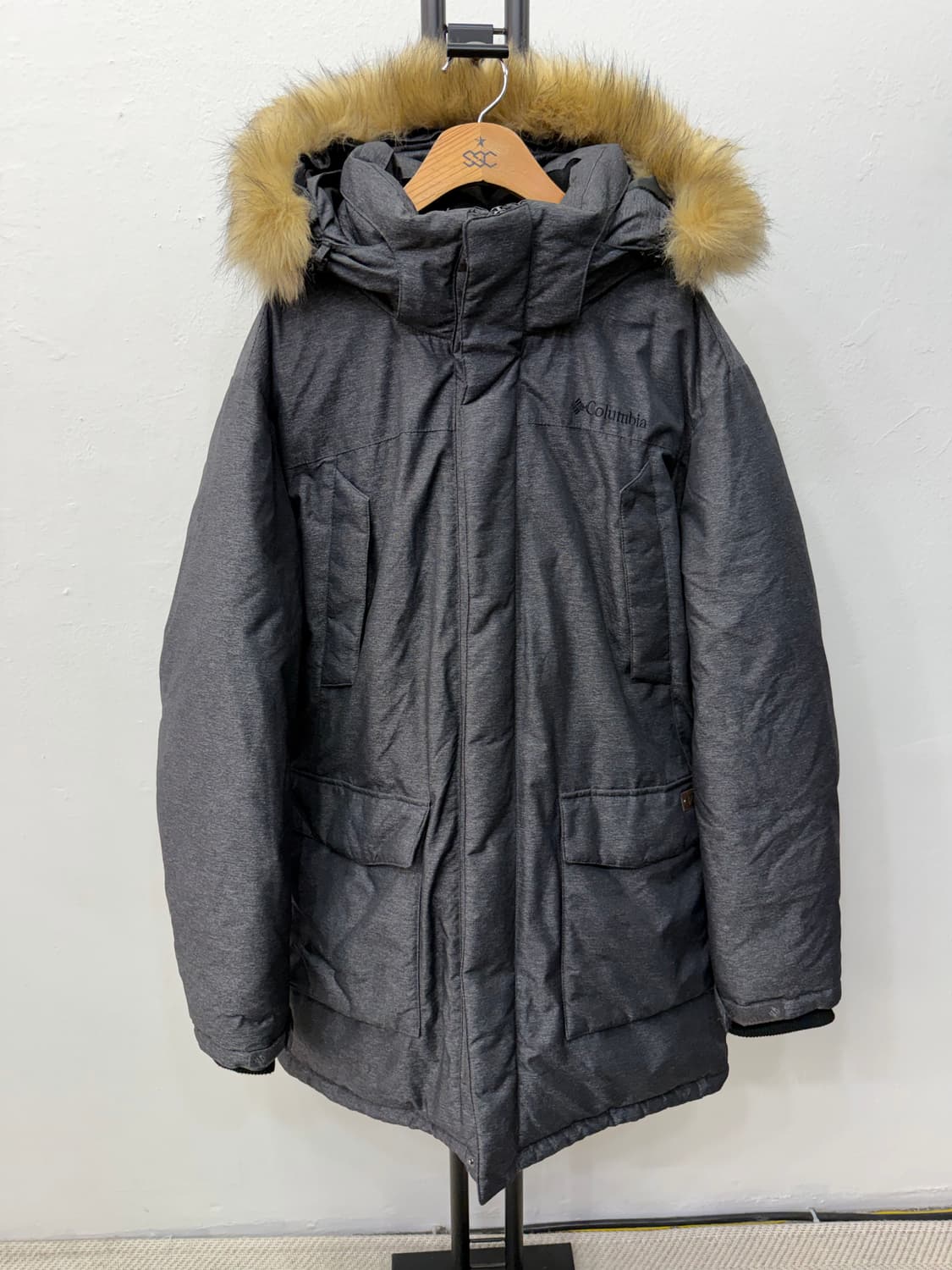 정품) 콜롬비아 남성 후드 패딩 XL 상품이미지1