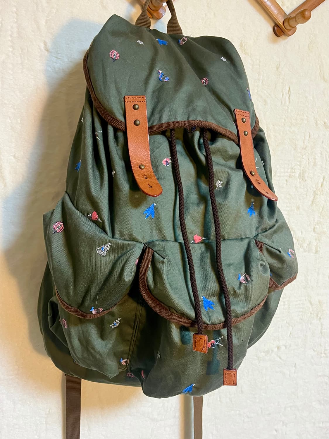 츠모리치사토 빈티지 자수 백팩 희귀매물 상품이미지3