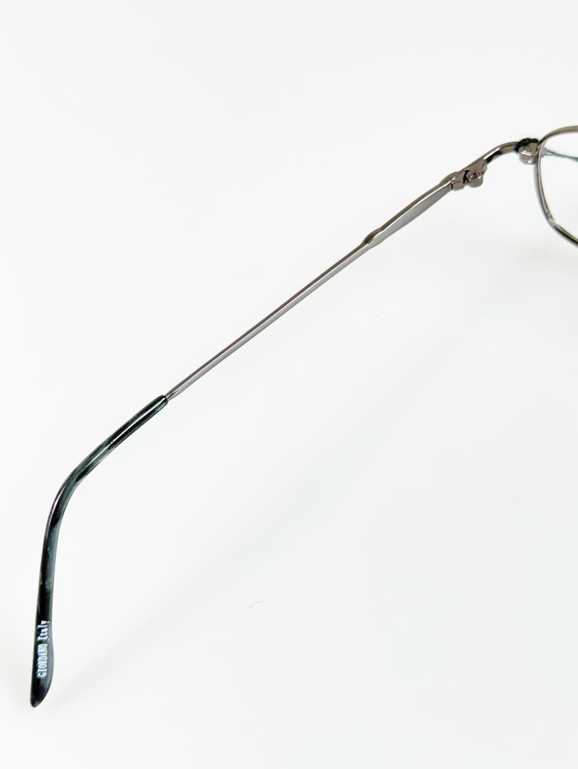90s GIORDANO 슬림 오벌 건메탈 프레임 빈티지 안경 상품이미지8