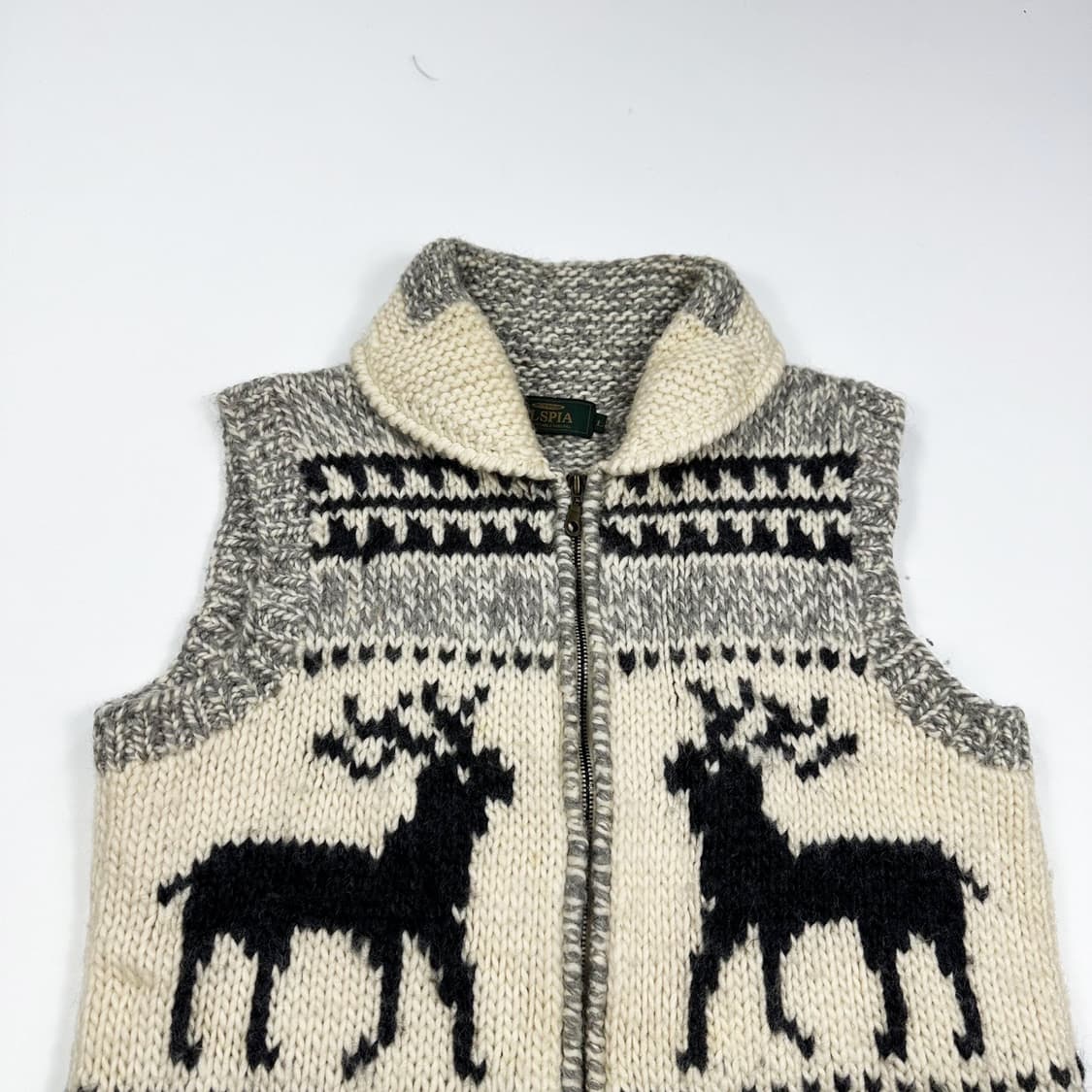 VTG 빈티지 재팬 코위찬 니트 조끼 베스트 (L) 상품이미지1