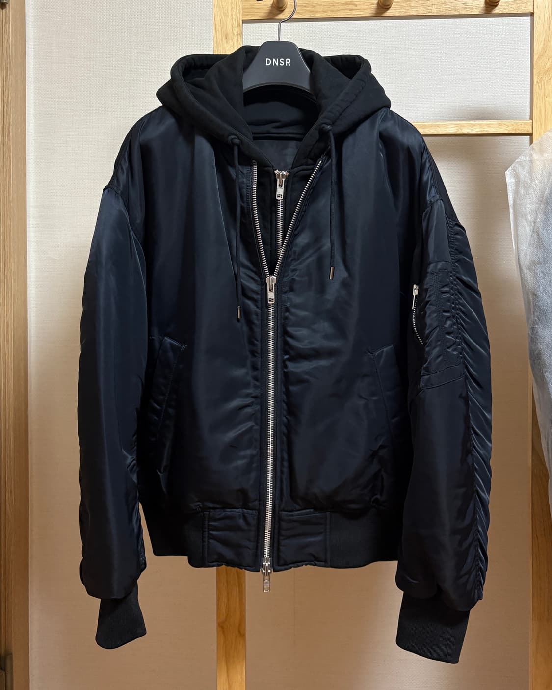 [1] 인터섹션 디테처블 후드 MA-1 점퍼 상품이미지3