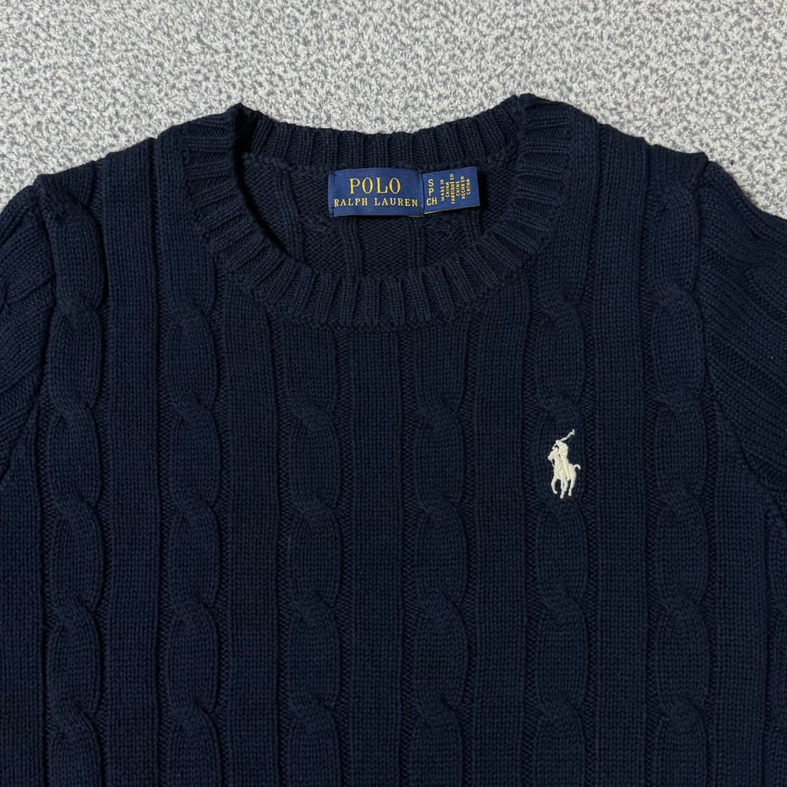 폴로 랄프로렌 꽈배기 니트 반팔 상품이미지3